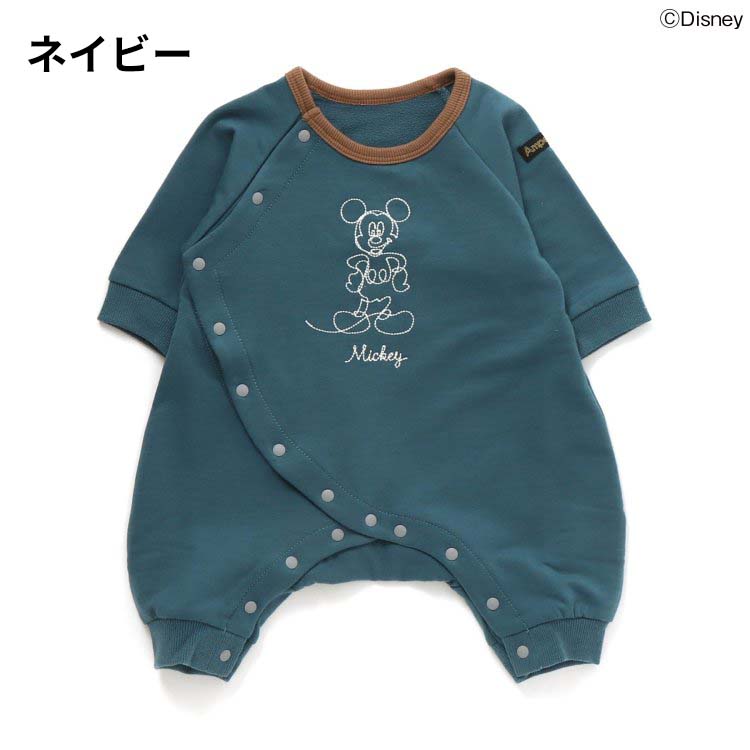 子供服 ディズニーキャラクター刺繍デザインカバーオール / Ampersand（アンパサンド） @sommelier_babygift