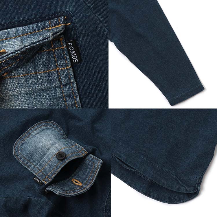 子供服 デニムポケットビッグＴ / F.O.KIDS（エフオーキッズ） @sommelier_babygift