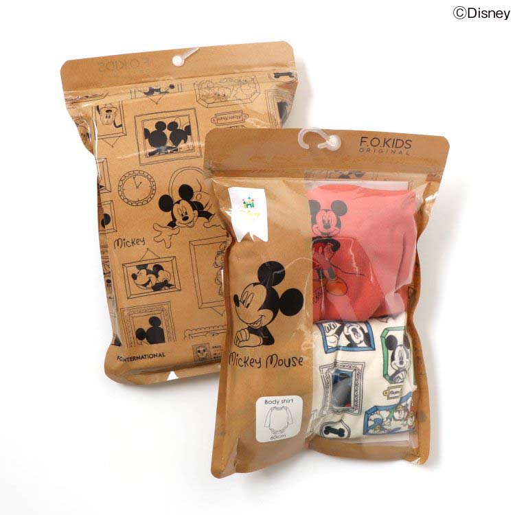 子供服 ディズニーキャラクター 2Ｐボディシャツ / F.O.KIDS（エフオーキッズ） @sommelier_babygift