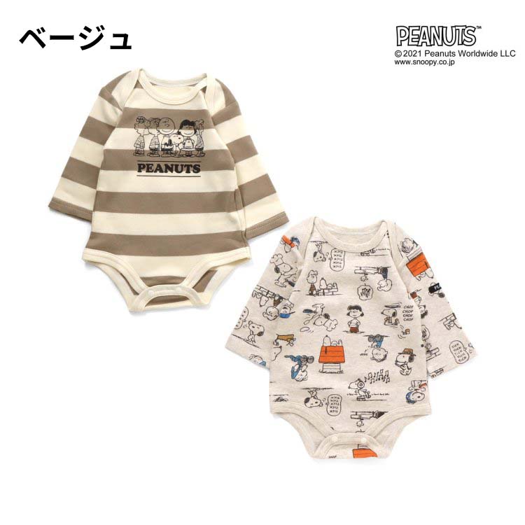 子供服 PEANUTS 2Ｐボディシャツ / F.O.KIDS（エフオーキッズ） @sommelier_babygift