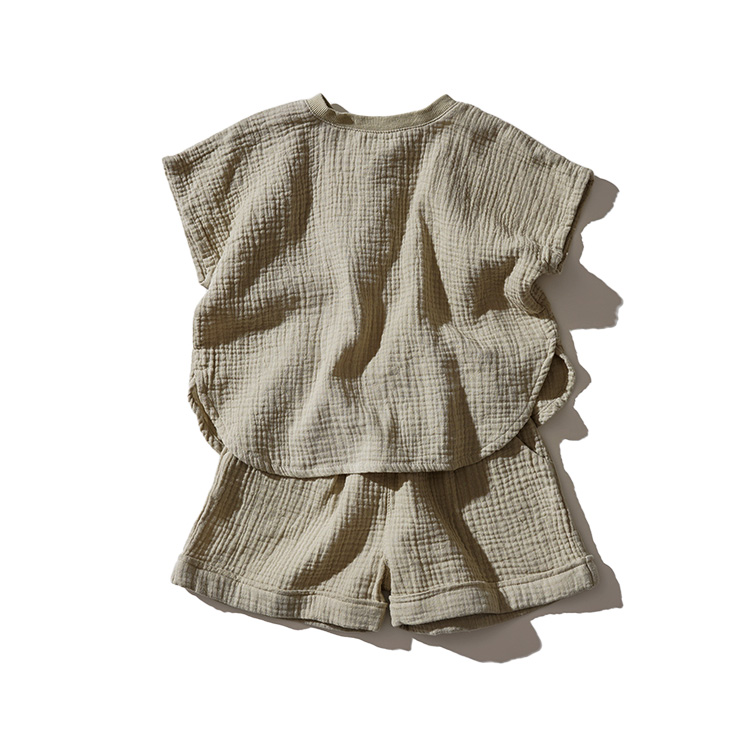 子供服 ダブルガーゼ２WAYセットアップ ベビー服 キッズ服 男の子 女の子 ズボン ショートパンツ ボトムス 無地 夏 涼しい 通園  ルームウェア 80/90/100 パジャマ 羽織 はおり @sommelier_babygift(サイズ カラー)  |『内祝い』『出産内祝い』『カタログギフト』の ...