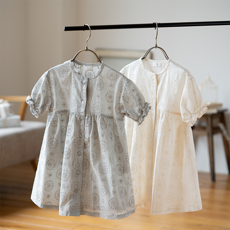 子供服 花柄オールはおーるワンピ 半袖 ベビー服 キッズ服 女の子 トップス 夏 涼しい おしゃれ かわいい 通園 80 90 100 花柄 フラワー 羽織 はおり オールオーバーレースコートワンピース Sommelier Babygift サイズ カラー 内祝い 出産内祝い カタログ