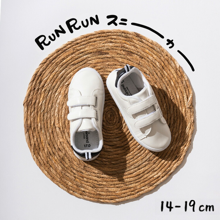 子供服 RUNRUNスニーカー ベルクロ靴  @sommelier_babygift