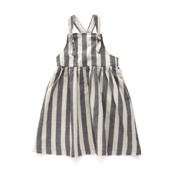 子供服 先染めストライプサンドレス @sommelier_babygift