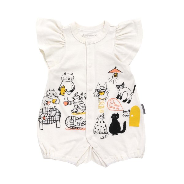 子供服 GIRL'Sオーガニックロンパス @sommelier_babygift
