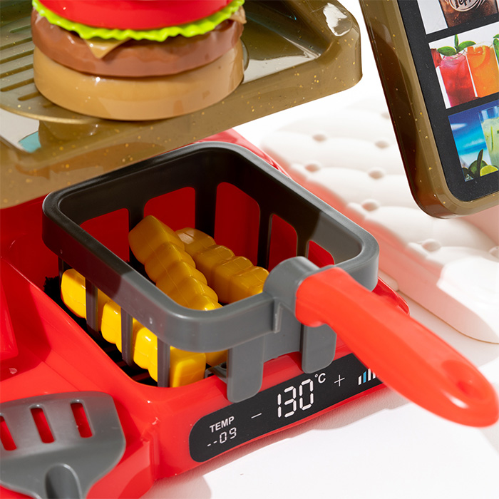 おままごと おしゃれ お店屋さん ごっこ遊び おままごとセット ハンバーガー台 注文台セット 3歳から おもちゃ 子供 キッズ 女の子のおもちゃ 誕生日 ギフト Sommelier Babygift のし 包装 メッセージカード不可 内祝い 出産内祝い カタログギフト