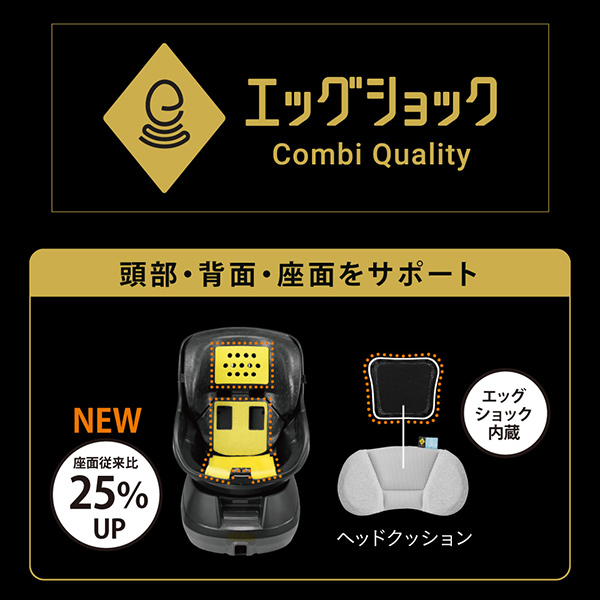 コンビ チャイルドシート クルムーヴスマート エッグショック JL-590