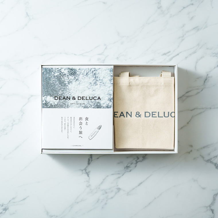 DEAN&DELUCA ギフトカタログ + トートバッグセット ディーンアンドデルーカ カタログギフト チャコールコース 送料無料