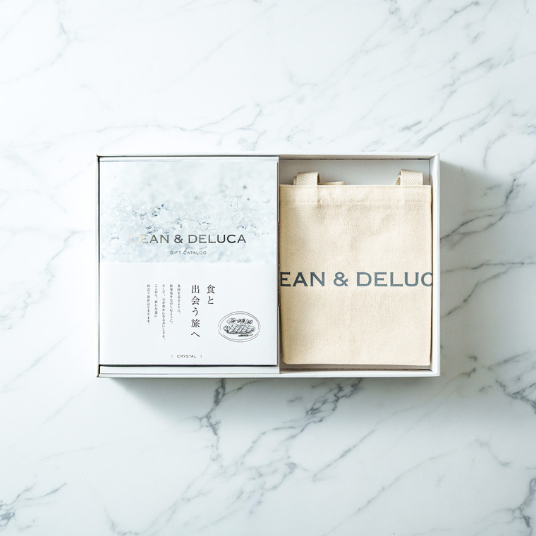 DEAN&DELUCA ギフトカタログ + トートバッグセット ディーンアンドデルーカ カタログギフト クリスタルコース 送料無料