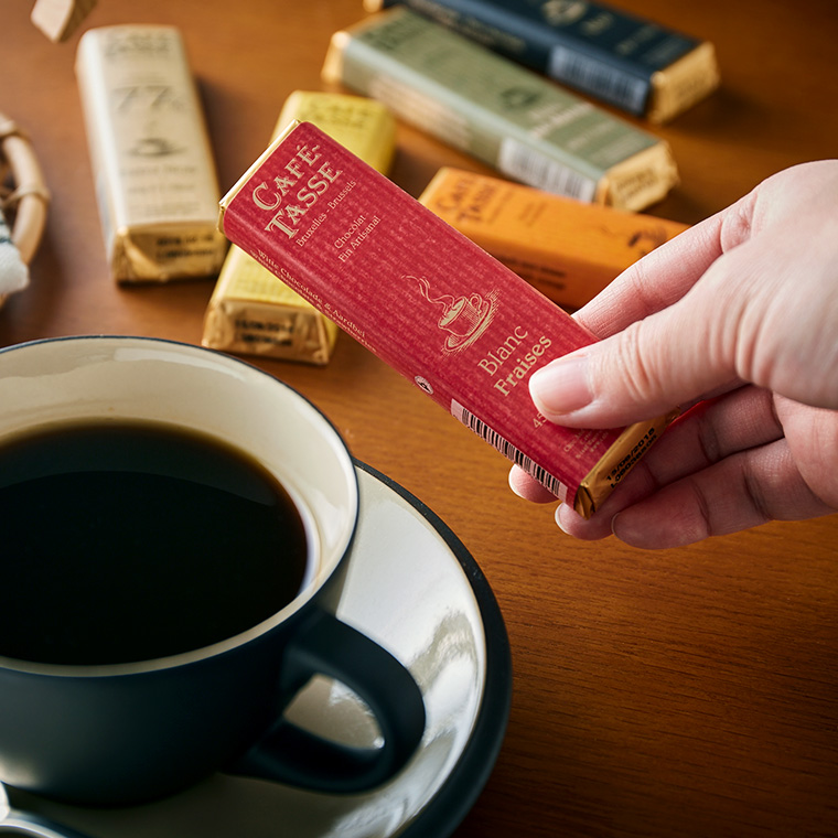 カフェタッセ CAFE TASSE バー チョコレート のし包装メッセージカード不可 C-24