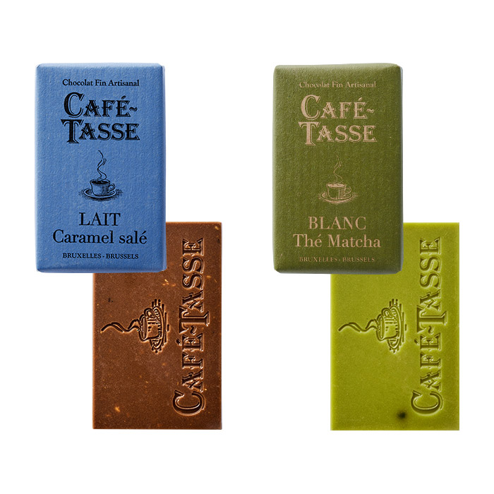 カフェタッセ CAFE TASSE ミニタブレットアソート 20個 チョコレート のし包装メッセージカード不可 C-25 JA
