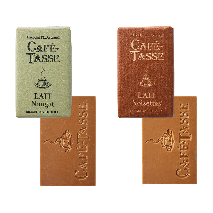 カフェタッセ CAFE TASSE ミニタブレットアソート 24個 チョコレート のし包装メッセージカード不可 C-24 JN