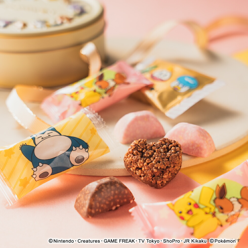 『ポケモン』 チョコ チョコ入りサークル缶 ポケットモンスター チョコレート のし包装メッセージカード不可 C-24 SF