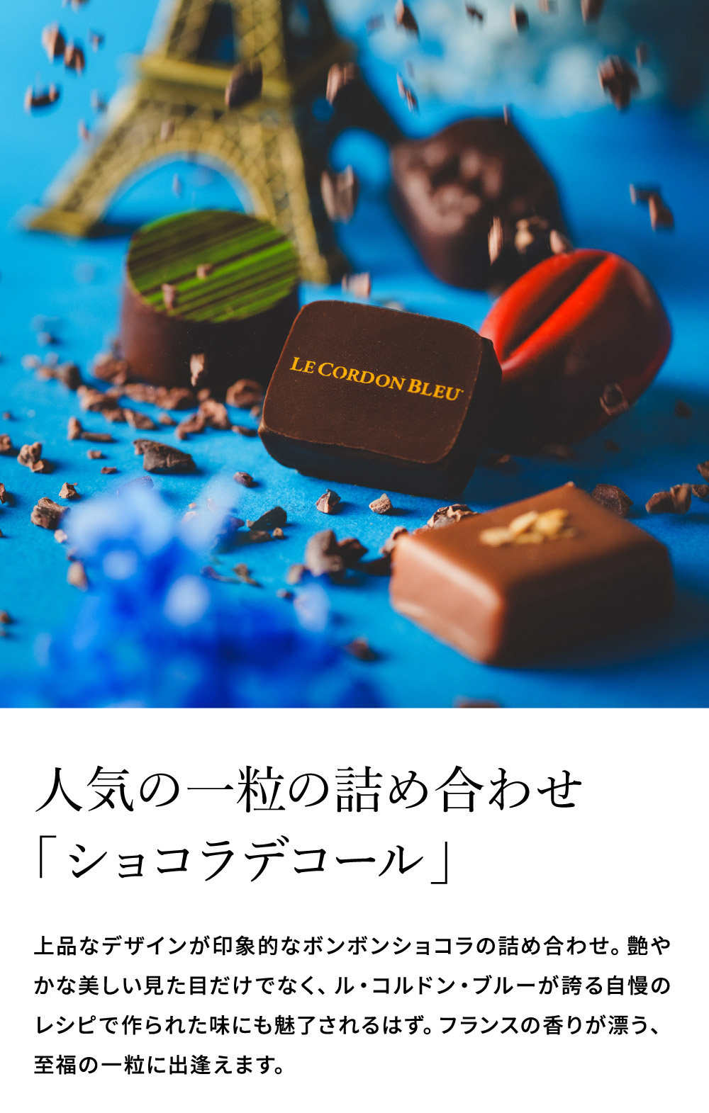 ル・コルドン・ブルー ショコラ・デコール5 C-26 HA / バレンタイン のし包装メッセージカード不可 LE CORDON BLEU ボンボンショコラ