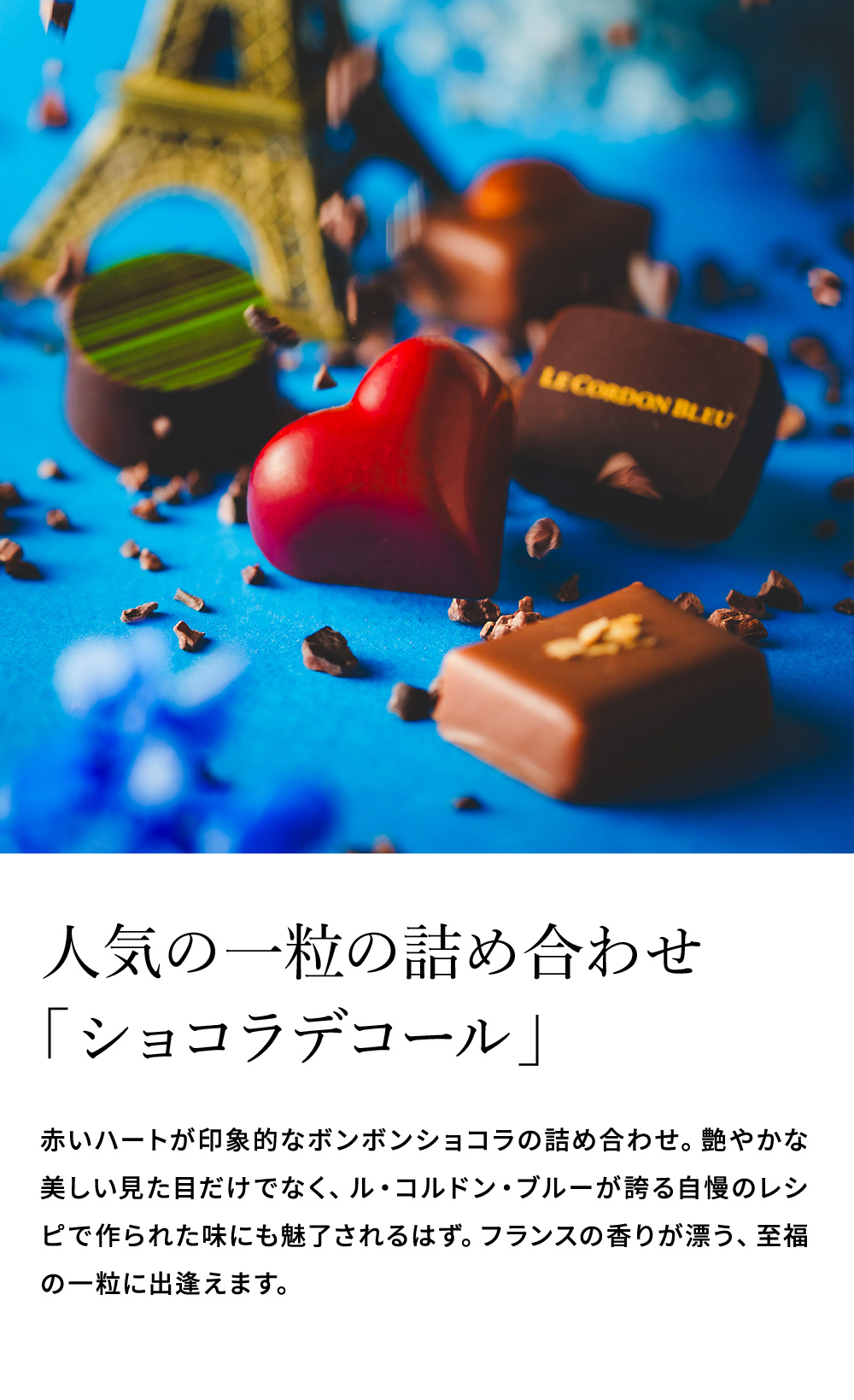 ル・コルドン・ブルー ショコラ・デコール10 C-26 HB / のし包装メッセージカード不可 LE CORDON BLEU ボンボンショコラ バレンタインチョコ チョコレート スイーツ おしゃれ ブランドチョコ 手土産 JGS バレンタイン 2026 バレンタインデー バレンタインギフト2026