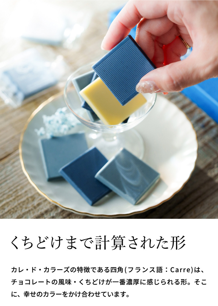 CARRE DE BLUE（カレ・ド・ブルー）幸せを呼ぶ青いチョコレート C-26 LA バレンタイン のし包装メッセージカード不可