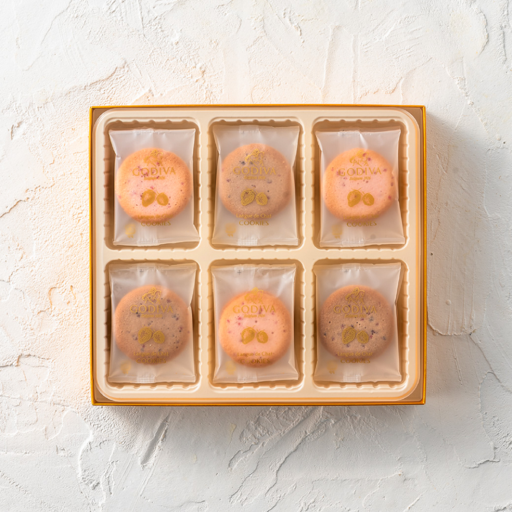 バレンタインギフト2026 ゴディバ GODIVA あまおう苺ラングドシャクッキー アソートメント 18枚入 210421