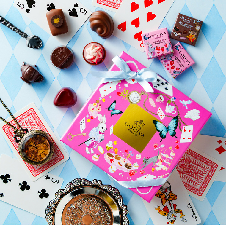 ゴディバ GODIVA アリスのティーパーティ アソートメント 9粒入 (209957) C-26 YS バレンタイン のし包装メッセージカード不可 送料無料