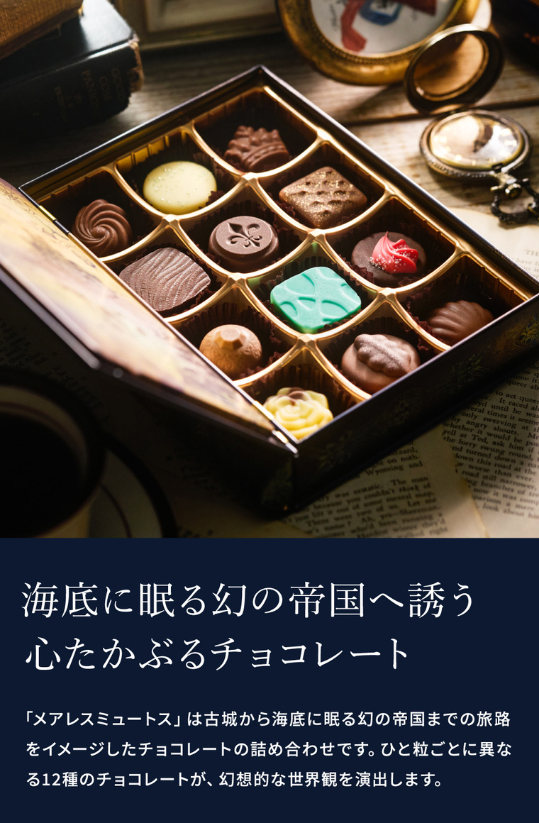 高島屋 法人事業部 セレクト メリーチョコレート ナハトラビュリント メアレスミュートス(海の神話) C-26 RE / バレンタイン のし包装メッセージカード不可