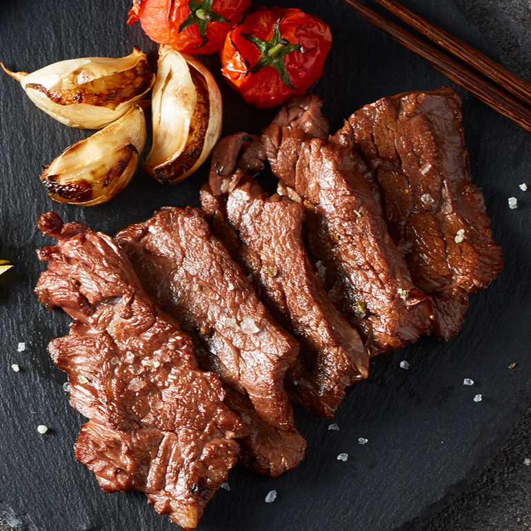 門崎熟成肉 塊焼き・塊肉（霜降り：120g×3個）&牛醤セット（メーカー直送）（冷凍便）