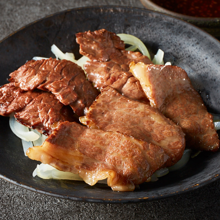 門崎熟成肉 塊焼き・塊肉（霜降り：120g×2個）&牛醤セット（メーカー直送）（冷凍便）