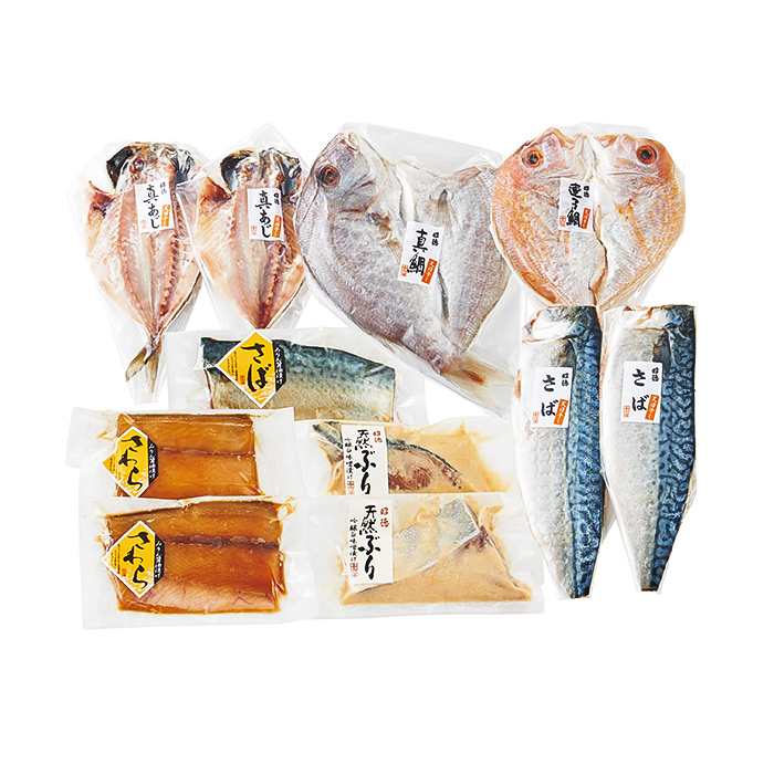 グルメギフト ANA’s FRESH GIFT 昭徳 天日干し干物と漬け魚セット メーカー直送 冷凍便