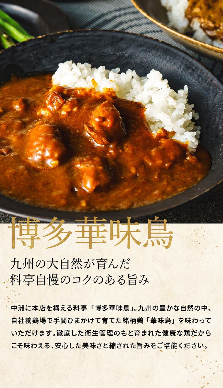博多華味鳥 水たき料亭のカレーセット MAC-4N / gws