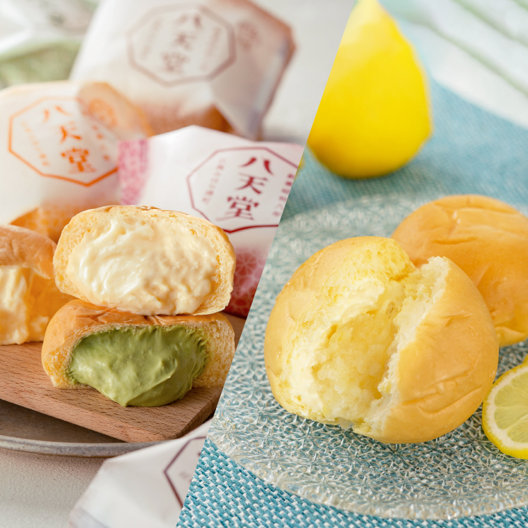 八天堂 くりーむパン 瀬戸内レモン 6種12個 詰合せ メーカー直送 送料無料 内祝い 出産内祝い カタログギフト の ソムリエ ギフト