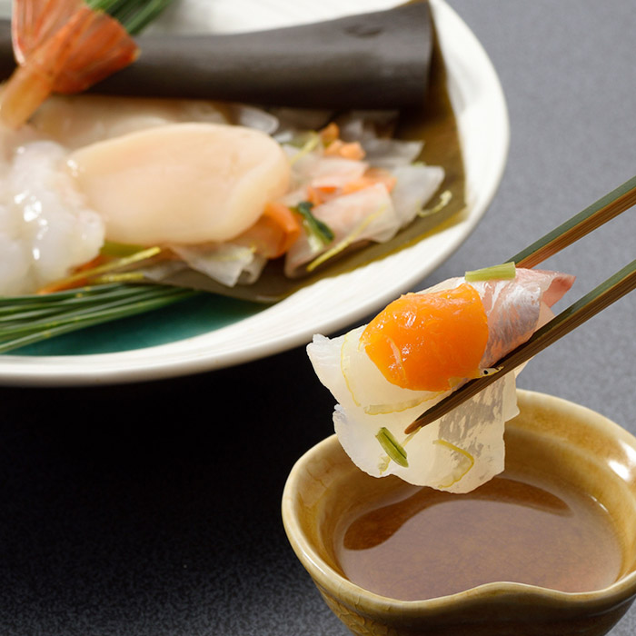 京都 下鴨茶寮 料亭の昆布〆 漁味 3人前 (メーカー直送)