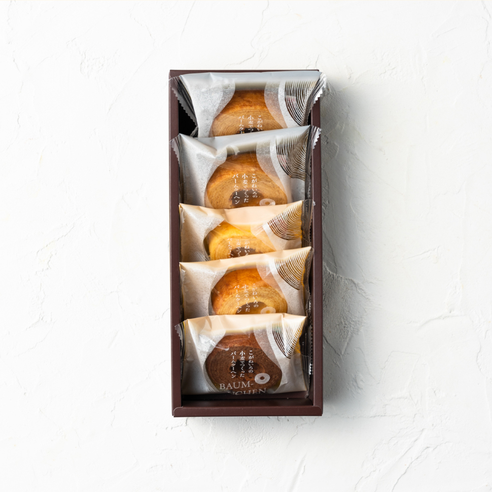 お菓子 ギフト 内祝い ひかりがさね ふんわりバームの詰合せ 5個 HGA-01A / スイーツ 洋菓子 バームクーヘン