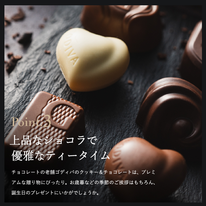 ゴディバ GODIVA チョコレート＆クッキーアソートメント（19粒+8枚）（205943） のし包装メッセージカード不可 C-24 YG