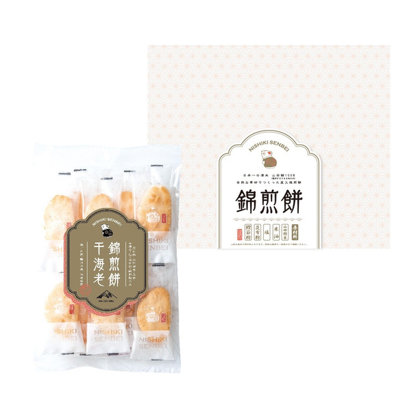 NISHIKI SENBEI 自然な素材でつくった錦煎餅 干海老 11枚 NSA-02A
