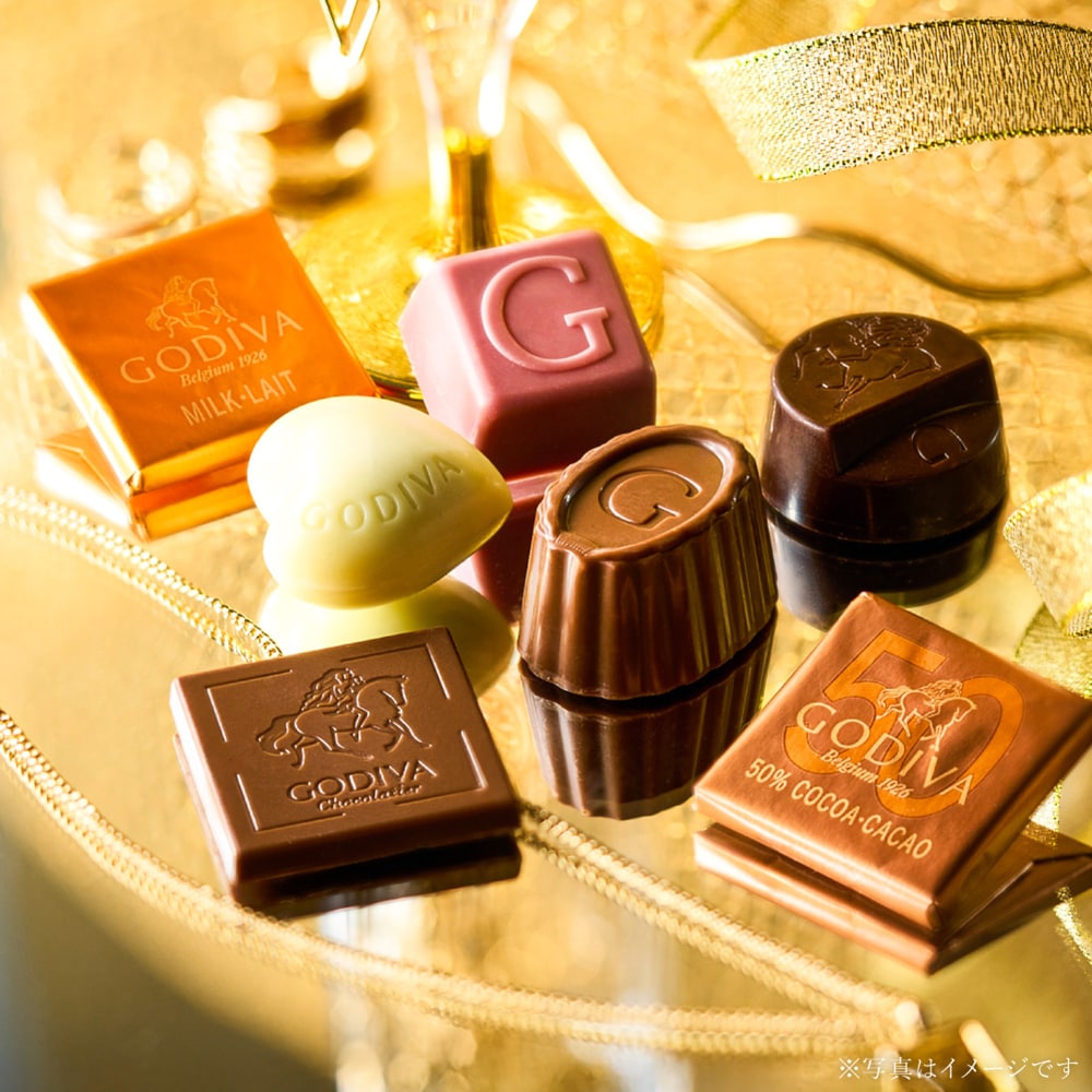 ゴディバ GODIVA チョコレート ハート オブ ゴールドコレクション 6粒入 （208910） C-26 YB / バレンタイン のし包装メッセージカード不可