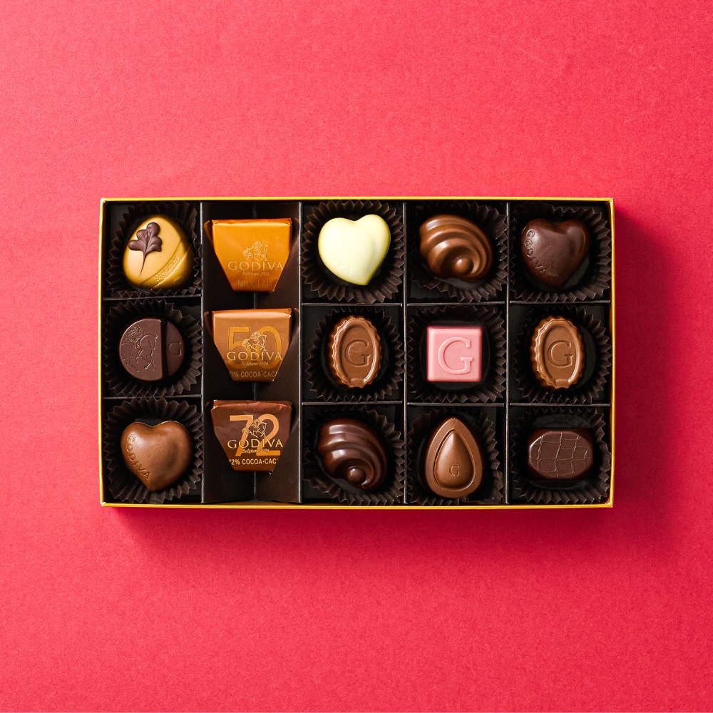 ゴディバ GODIVA チョコレート ハート オブ ゴールドコレクション 15粒入（209848） C-26 YD / バレンタイン のし包装メッセージカード不可