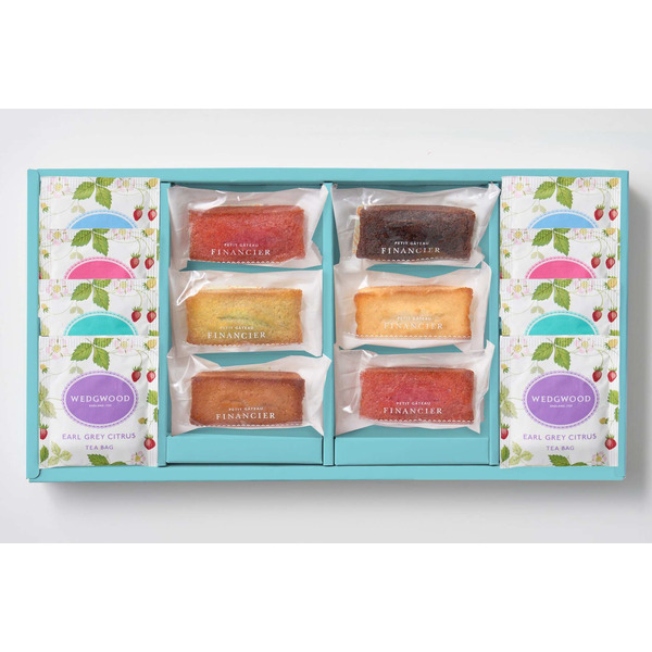 フィナンシェ&ウェッジウッド ワイルド ストロベリーティーバッグアソート 14個 WWL-03A