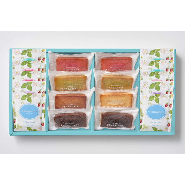 フィナンシェ&ウェッジウッド ワイルドストロベリーティーバッグアソート 18個 WWL-04A