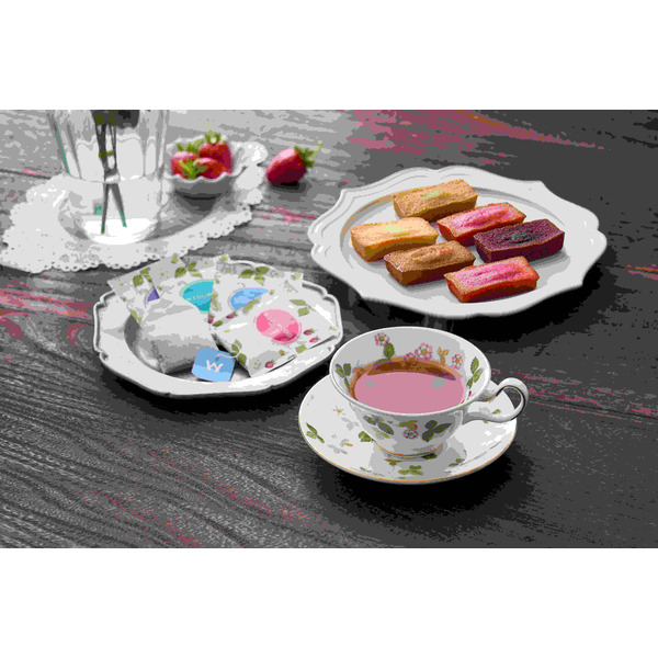 フィナンシェ&ウェッジウッド ワイルドストロベリーティーバッグアソート 18個 WWL-04A