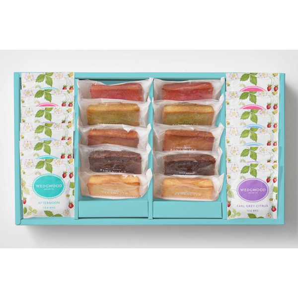 フィナンシェ&ウェッジウッド ワイルド ストロベリーティーバッグアソート 22個 WWL-05A