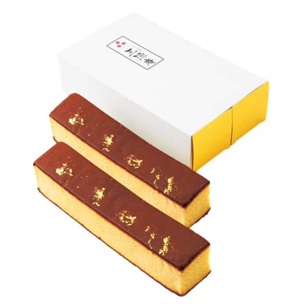 京・伏見 三源庵 金箔カステラ2本セット KSGK-31