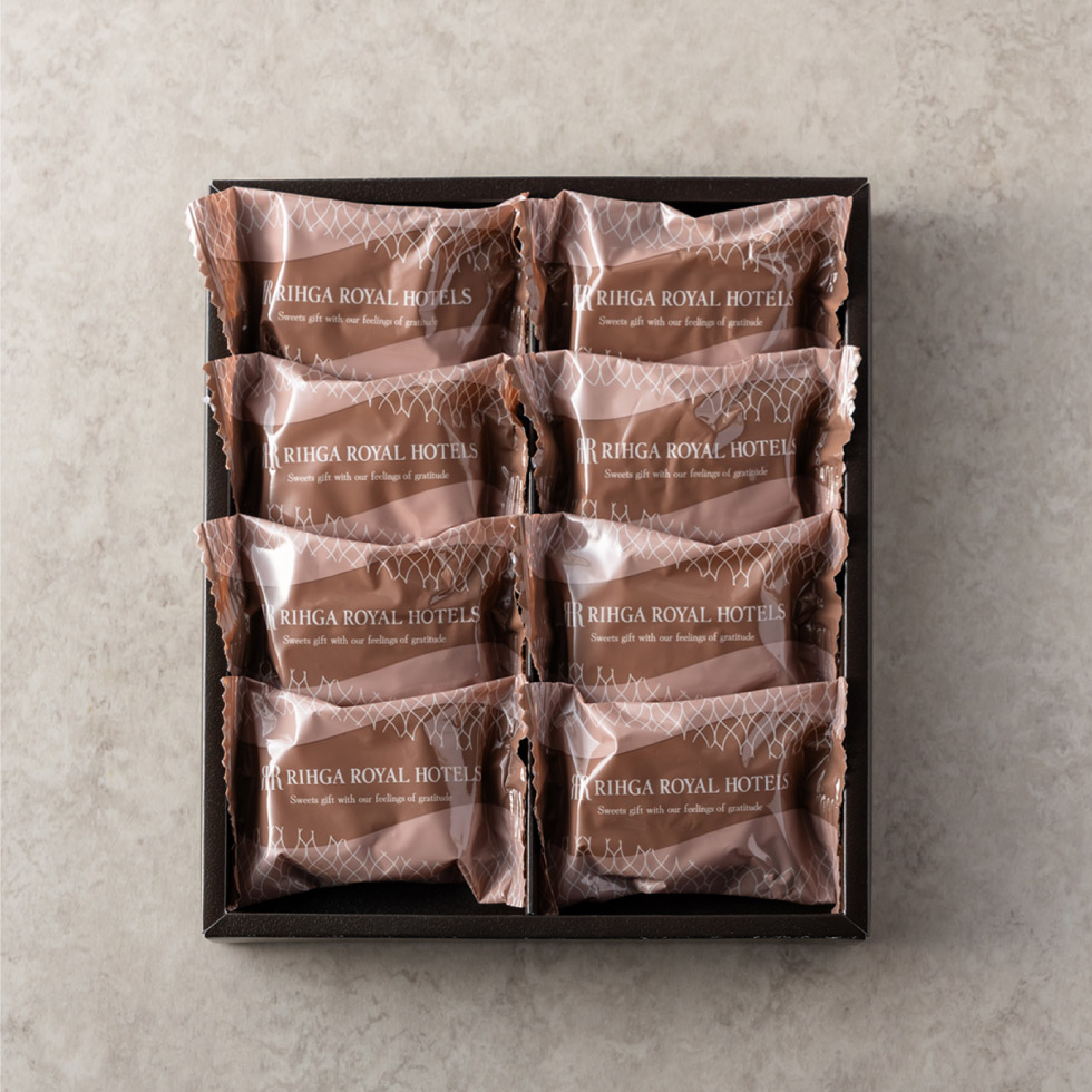 お歳暮 冬ギフト お菓子 内祝い リーガロイヤルホテル アーモンドショコラサンド 8個 RRG-02A / 洋菓子 ダックワーズ