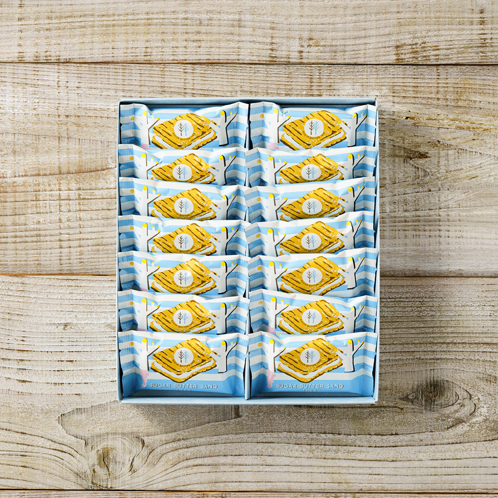 シュガーバターサンドの木 14個入 メーカー包装済 / シュガーバターの木