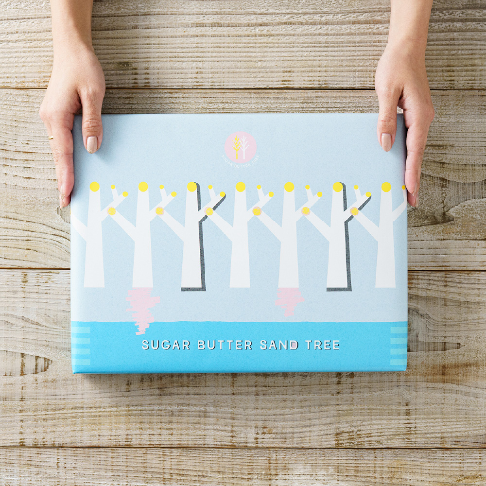 シュガーバターサンドの木 21個入 メーカー包装済 / シュガーバターの木
