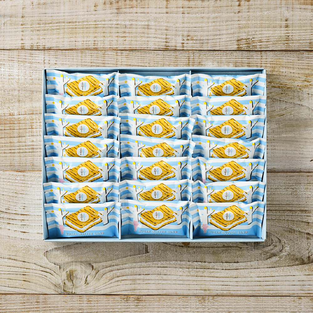 シュガーバターサンドの木 21個入 メーカー包装済 / シュガーバターの木