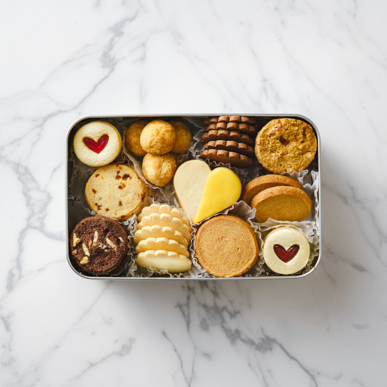 DEAN & DELUCA ディーンアンドデルーカ アメリカンクッキー缶 のし包装メッセージカード不可 / 焼き菓子 ギフト スイー 缶入り