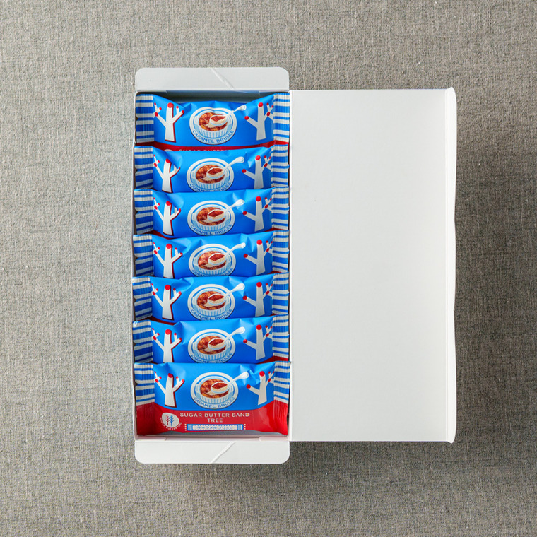 ギフト スイーツ シュガーバターサンドの木 キャラメルブリュレ 7個入 シュガーバターの木 お菓子 定番 個包装 まとめ買い sugar butter tree