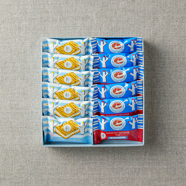 ギフト スイーツ シュガーバターサンドの木 サンドコレクション 12個入 シュガーバターの木 お菓子 定番 個包装 まとめ買い sugar butter tree