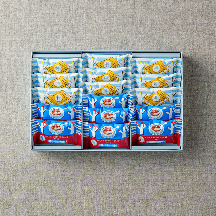 ギフト スイーツ シュガーバターサンドの木 サンドコレクション 16個入 シュガーバターの木 お菓子 定番 個包装 まとめ買い sugar butter tree