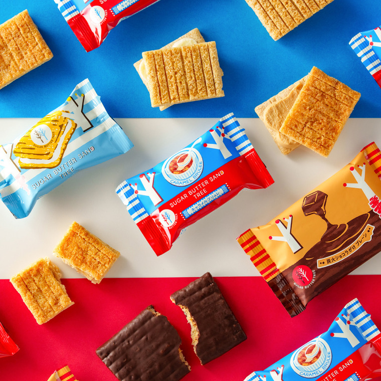ギフト スイーツ シュガーバターサンドの木 コレクション 34個入 シュガーバターの木 お菓子 定番 個包装 まとめ買い sugar butter tree