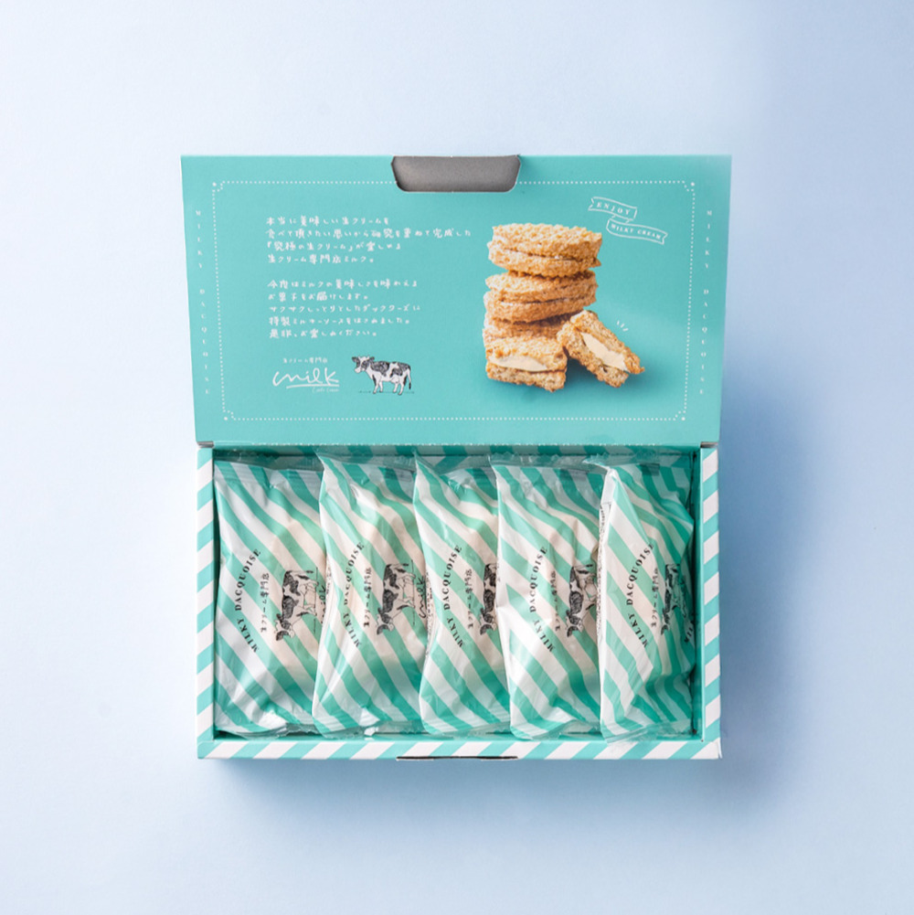 お菓子 ギフト ミルキーダックワーズ 5個入 生クリーム専門店Milk ミルク スイーツ 洋菓子 ダックワーズ ミルキークリーム