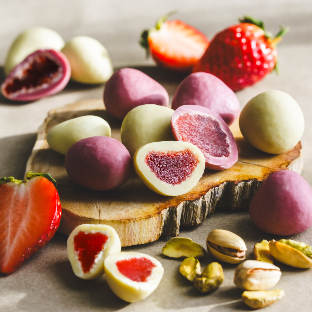 DEAN & DELUCA ディーンアンドデルーカ チョコレート ディップド ストロベリー 木箱入り C-26  / バレンタイン のし包装メッセージカード不可